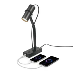 16" MRDK By Globe Series.01 Desk Lamp With Combined USB Port And USB-C Port Matte Black Shade (Includes LED Light Bulb) - Globe Electric 9 16" MRDK By Globe Series.01 Desk Lamp With Combined USB Port And USB-C Port Matte Black Shade (Includes LED Light Bulb) - Globe Electric -Adesso Shop GUEST 000354d1 a18e 434a b1f8 40f3c7c08121