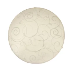 Flushmount Ceiling Light With Scroll Swirl Design White - Simple Designs 14 Flushmount Ceiling Light With Scroll Swirl Design White - Simple Designs -Adesso Shop GUEST 000e4ed8 ebe2 403b b376 7a5f7b7a3bc8