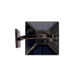 Solar Portable Hanging Outdoor Lantern With Hanger And Flame/Still Light Black - Techko Maid -Adesso Shop GUEST 004e498e ed16 41ce 9a5a 42beb1f7f2b1