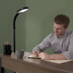 Hastings Home Natural Daylight Floor Lamp - 60" X 9", Black -Adesso Shop GUEST 01000d25 165c 4bfe 8ff4 1beb63802c42