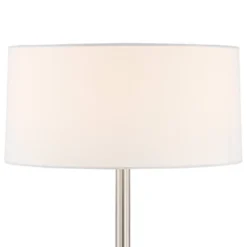 360 Lighting Andre Modern Table Lamps 26 3/4" High Set Of 2 Metal With USB And AC Power Outlet In Base Table Top Dimmers White Drum Shade For Desk -Adesso Shop GUEST 01888da4 ffaa 4f77 bc2d 62724ddd006d 1