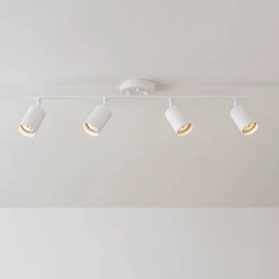 Pratt 4-Light Matte White Track Lighting - Globe Electric 7 Pratt 4-Light Matte White Track Lighting - Globe Electric - Image 5