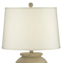 John Timberland Austin 28" Tall Jug Southwest Farmhouse Rustic Table Lamps Set Of 2 Sand Toned Ridged Finish Cream Shade Living Room Bedroom Bedside -Adesso Shop GUEST 033feddc d7ec 407f 9fed 7bf072f08c32