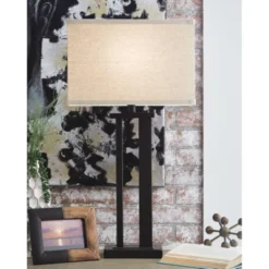 Set Of 2 Aniela Metal Table Lamps Bronze - Signature Design By Ashley