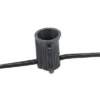 Novelty Lights 250 Feet C7/E12 Candelabra Base Christmas Bulk Spool, Vintage Holiday Hanging Light String, 6" Spacing, SPT-1 18 Gauge Black Wire -Adesso Shop GUEST 05c4c1c8 2c94 414f 83b7 2b9cfbb33c1f