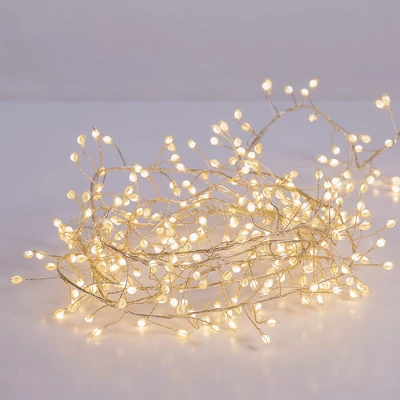 Kurt Adler 300-Warm White Superbright Twinkle LED Cluster Light Set 6 Kurt Adler 300-Warm White Superbright Twinkle LED Cluster Light Set - Image 4