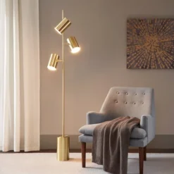 65.5" Alta Floor Lamp Gold -Adesso Shop GUEST 0a18a5a6 8c04 4192 8f1c 8a9327817a9d