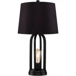 360 Lighting Marcel Industrial Table Lamps 24 1/4" High Set Of 2 With USB Charging Port And Nightlight LED Black Drum Shade For Bedroom Bedside Desk 14 360 Lighting Marcel Industrial Table Lamps 24 1/4" High Set Of 2 With USB Charging Port And Nightlight LED Black Drum Shade For Bedroom Bedside Desk -Adesso Shop GUEST 0b672ab0 8051 45be 9d15 22ba9a7ef350