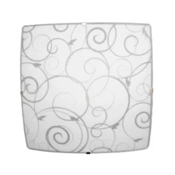Flushmount Ceiling Light With Scroll Swirl Design White - Simple Designs 10 Flushmount Ceiling Light With Scroll Swirl Design White - Simple Designs -Adesso Shop GUEST 0b6e5797 75d6 4ceb be0b 89b3e5494bed