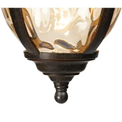 John Timberland Bellagio Rustic Outdoor Hanging Light Bronze 18" Champagne Hammered Glass Damp Rated For Post Exterior Barn Deck House Porch Patio -Adesso Shop GUEST 0e9ab58e a68d 476b b0c6 263b536c14dc