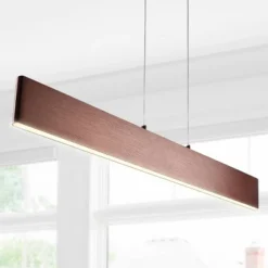40" Adjustable Metal Draper Dimmable Linear Pendant (Includes Energy Efficient Light Bulb) - JONATHAN Y -Adesso Shop GUEST 0ee6f177 7324 4b7d b65f 955c1650e2dc