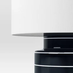 Glossy Table Lamp Navy And White (Includes LED Light Bulb) - Threshold™ -Adesso Shop GUEST 0f8f586d 58b0 484f 97b1 53b07fa26894