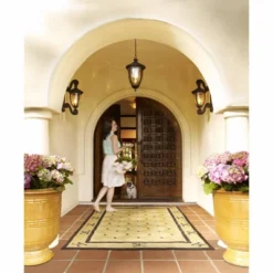 John Timberland Bellagio Rustic Outdoor Hanging Light Bronze 18" Champagne Hammered Glass Damp Rated For Post Exterior Barn Deck House Porch Patio -Adesso Shop GUEST 103f636f f94d 483f 9903 8dfd6f0539f6