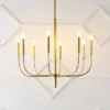 27.25" 8-Light Amoros Modern Mid-Century Iron LED Chandelier Gold Painting - JONATHAN Y 1 27.25" 8-Light Amoros Modern Mid-Century Iron LED Chandelier Gold Painting - JONATHAN Y -Adesso Shop GUEST 10ff9ab1 8b9a 4de4 a59b d3fbd259105f