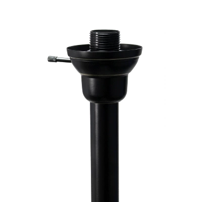 3 Light Restoration Floor Lamp With Scalloped Glass Shade Bronze - Elegant Designs 9 3 Light Restoration Floor Lamp With Scalloped Glass Shade Bronze - Elegant Designs - Image 7