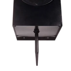 Outdoor Metal Lantern With LED Light And Bluetooth Speaker Black - Alpine Corporation -Adesso Shop GUEST 11e81818 5f52 48cf 806a 11a01da98709