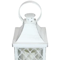 Sunnydaze Decor Sunnydaze 10" Ligonier White Traditional Style Plastic And Glass Battery Operated Indoor LED Candle Lantern 4pk -Adesso Shop GUEST 12d17942 9ca3 46be a773 d684fc40defd