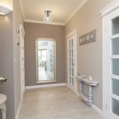 1 Light Harrow Semi Flush Mount Ceiling With Clear Glass Shade Chrome - Globe Electric -Adesso Shop GUEST 1332adf4 81b6 4e54 89c8 cc04dc3a4b26