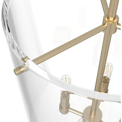 4-Light Sacha Pendant Alturas Gold - Hunter Fan 5 4-Light Sacha Pendant Alturas Gold - Hunter Fan - Image 3