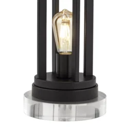 360 Lighting Marcel Industrial Table Lamps Set Of 2 With Round Risers 24 1/4" High Black LED Nightlight USB Port Natural Shade For Living Room Desk 12 360 Lighting Marcel Industrial Table Lamps Set Of 2 With Round Risers 24 1/4" High Black LED Nightlight USB Port Natural Shade For Living Room Desk -Adesso Shop GUEST 1576c34b 26a6 41e6 b713 f2f6357d68f4