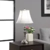 24.5" Traditional Satin Nickel Metal Table Lamp Silver - Ore International -Adesso Shop GUEST 1638361c 896c 4112 9066 70b6c2597297