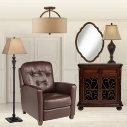 Regency Hill Traditional Floor Lamp 59" Tall Italian Bronze Taupe Faux Silk Square Hardback Shade For Living Room Reading Bedroom Office 17 Regency Hill Traditional Floor Lamp 59" Tall Italian Bronze Taupe Faux Silk Square Hardback Shade For Living Room Reading Bedroom Office -Adesso Shop GUEST 17f0f3d7 1b39 48d0 bc54 9962acf1ad07