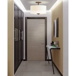 15" Metal Marc Semi Flush Mount (Includes Energy Efficient Light Bulb) Black - JONATHAN Y 11 15" Metal Marc Semi Flush Mount (Includes Energy Efficient Light Bulb) Black - JONATHAN Y -Adesso Shop GUEST 1b305050 f37b 4f56 9c28 6d772333db69