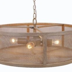 18" Metal Dixsie Caged Farmhouse Chandelier Woodgrain - River Of Goods 20 18" Metal Dixsie Caged Farmhouse Chandelier Woodgrain - River Of Goods -Adesso Shop GUEST 1d0596f6 b6f0 4689 9db0 d4bef88a8657