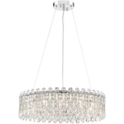 Possini Euro Design Alyssa Chrome Drum Chandelier 23 1/2" Wide Modern Crystal 12-Light LED Fixture For Dining Room Kitchen Island Entryway Bedroom 13 Possini Euro Design Alyssa Chrome Drum Chandelier 23 1/2" Wide Modern Crystal 12-Light LED Fixture For Dining Room Kitchen Island Entryway Bedroom -Adesso Shop GUEST 1d923792 2dc9 400e 8e5a ca6aed56b7b0
