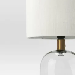 Glass Cylinder Mini Table Lamp With Open Base Clear - Threshold™ -Adesso Shop GUEST 1f14c873 4b74 4c73 a623 c80d2dde31a2