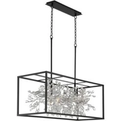 Possini Euro Design Carrine Black Silver Linear Pendant Chandelier 38 1/2" Wide Modern Clear Crystal 8-Light Fixture For Dining Room Kitchen Island 16 Possini Euro Design Carrine Black Silver Linear Pendant Chandelier 38 1/2" Wide Modern Clear Crystal 8-Light Fixture For Dining Room Kitchen Island -Adesso Shop GUEST 20098fb7 060c 4b63 8ebf 0c0b0dd92a5c