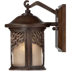 John Timberland Rustic Outdoor Wall Light Fixture Bronze 9 1/2" Tree Etched Glass Sconce For Exterior House Deck Patio Porch Lighting 13 John Timberland Rustic Outdoor Wall Light Fixture Bronze 9 1/2" Tree Etched Glass Sconce For Exterior House Deck Patio Porch Lighting -Adesso Shop GUEST 207ab833 408a 485a 83ae 76f677c724b1