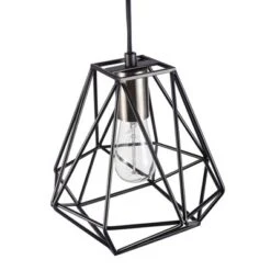 1 Light Sansa Plug-in Or Hardwire Pendant Lighting Dark Bronze - Globe Electric -Adesso Shop GUEST 222be218 1f72 4b90 bf57 f4c0f821bad6