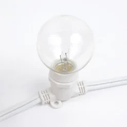 Novelty Lights Globe Outdoor String Lights With 80 In-Line Sockets White Wire 100 Feet -Adesso Shop GUEST 22d72aef c10d 4e2a 9880 f2d37666632f