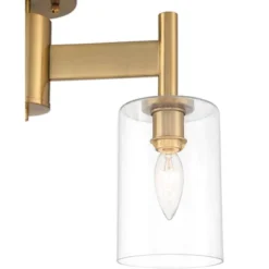 Possini Euro Design Lantico Modern Ceiling Light Semi Flush Mount Fixture 17" Wide Gold 3-Light Clear Glass For Bedroom Kitchen Living Room Hallway 12 Possini Euro Design Lantico Modern Ceiling Light Semi Flush Mount Fixture 17" Wide Gold 3-Light Clear Glass For Bedroom Kitchen Living Room Hallway -Adesso Shop GUEST 236d3d1c 85a6 4e9c b059 b647ffc83279