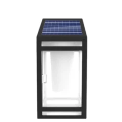 Solar LED Outdoor Wall Lantern With Flame - Techko Maid -Adesso Shop GUEST 25602462 e8a3 4c7b bbfb bb374ab8b004