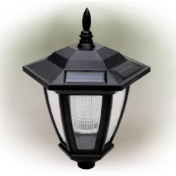 Solar Outdoor Lantern Black - Alpine Corporation -Adesso Shop GUEST 2654ff7b 0cff 43f5 aad2 e1b9534bc5d4