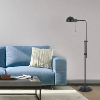 42" X 58" Adjustable Height Croby Oil Rubbed Metal Floor Lamp Bronze - Cal Lighting 4 42" X 58" Adjustable Height Croby Oil Rubbed Metal Floor Lamp Bronze - Cal Lighting - Image 2