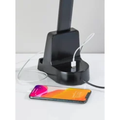 Cody LED Wireless Charging Desk Lamp With Smart Switch (Includes LED Light Bulb) Matte Black - Adesso 10 Cody LED Wireless Charging Desk Lamp With Smart Switch (Includes LED Light Bulb) Matte Black - Adesso -Adesso Shop GUEST 26765ef5 a105 4621 9ef2 71394dc1d765