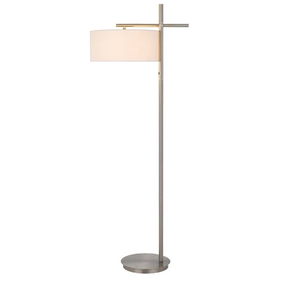 Modern Transitional Metal Floor Lamp Brushed Steel - Cal Lighting 4 Modern Transitional Metal Floor Lamp Brushed Steel - Cal Lighting - Image 2