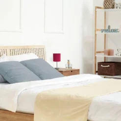 11.81" Traditional Petite Metal Stick Bedside Table Desk Lamp In Chrome With Fabric Shade Wine Red - Creekwood Home -Adesso Shop GUEST 2a3b1101 e9c0 4723 af0d b317e69e85f2