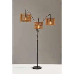 82" Cabana Collection 3-Arm Arc Lamp Black - Adesso -Adesso Shop GUEST 2c36ef26 ab03 43fc 9cab 87550266dec7