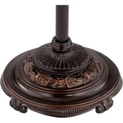 Barnes And Ivy Traditional Floor Lamp 4-Light 63" Tall Lush Bronze Tortoise Glass Font Bell Shade For Living Room Reading Bedroom Office -Adesso Shop GUEST 2c4d6472 4e01 412c 9492 e25db4829b12