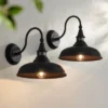 John Timberland Gough Rustic Industrial Wall Light Fixture Set Of 2 Texturized Black Dusk To Dawn Motion Sensor 12 1/2" For Post Exterior Barn Deck -Adesso Shop GUEST 2ca6e1c5 f937 4dab 8e84 c79aae681703