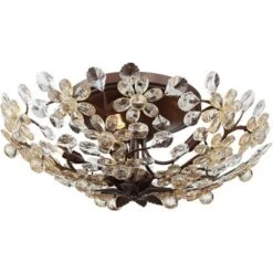Vienna Full Spectrum Blooms Vintage Ceiling Light Semi Flush Mount Fixture 21" Wide Weathered Brown 5-Light For Bedroom Kitchen Living Room Hallway 10 Vienna Full Spectrum Blooms Vintage Ceiling Light Semi Flush Mount Fixture 21" Wide Weathered Brown 5-Light For Bedroom Kitchen Living Room Hallway -Adesso Shop GUEST 2ec30d89 a0a1 4b2f bf1f 4ea125986ef2