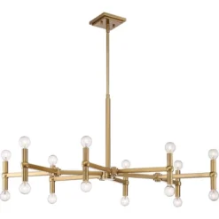 Possini Euro Design Marya Satin Brass Chandelier 37" Wide Modern 24-Light Fixture For Dining Room House Foyer Kitchen Island Entryway Bedroom Home 15 Possini Euro Design Marya Satin Brass Chandelier 37" Wide Modern 24-Light Fixture For Dining Room House Foyer Kitchen Island Entryway Bedroom Home -Adesso Shop GUEST 2f955cfa f368 4f1e 93ad 6a9e89d77666