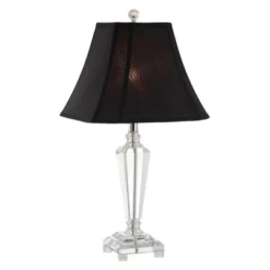 (Set Of 2) 24.5" Lilly Crystal Table Lamp Clear (Includes CFL Light Bulb) - Safavieh -Adesso Shop GUEST 2f9cde8a e433 4a77 955e 57166b09fef7