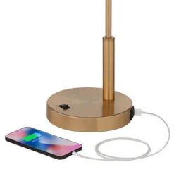 360 Lighting Industrial Modern Desk Lamp With USB And AC Power Outlet 23.5" High Antique Brass Metal For Living Room Bedroom House Bedside 12 360 Lighting Industrial Modern Desk Lamp With USB And AC Power Outlet 23.5" High Antique Brass Metal For Living Room Bedroom House Bedside -Adesso Shop GUEST 30c588b4 d7eb 4245 8d87 8df06a4fd3d0