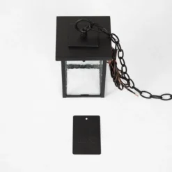 Square Glass/Metal Outdoor Pendant Lamp Black - LNC -Adesso Shop GUEST 37adafd1 df36 407d bf1e 350fad60a1b7