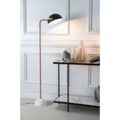 MidCentury Floor Lamp Black 60" - ZM Home -Adesso Shop GUEST 38b5ca4d 7259 4e73 904f c2b78498b998